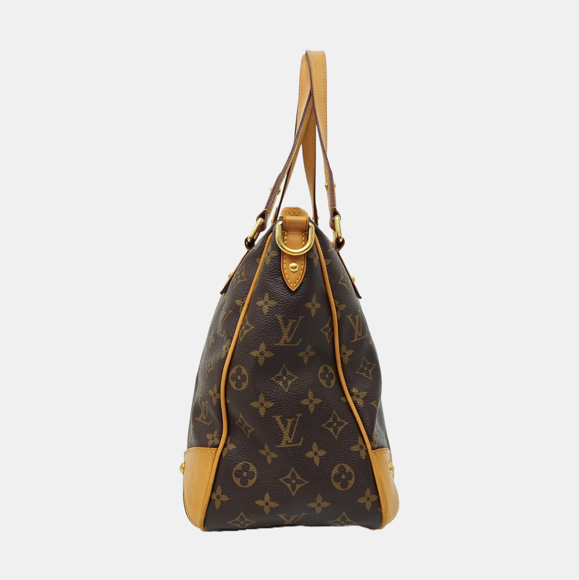 ESTRELA GM Monogram Coated Canvas Brown