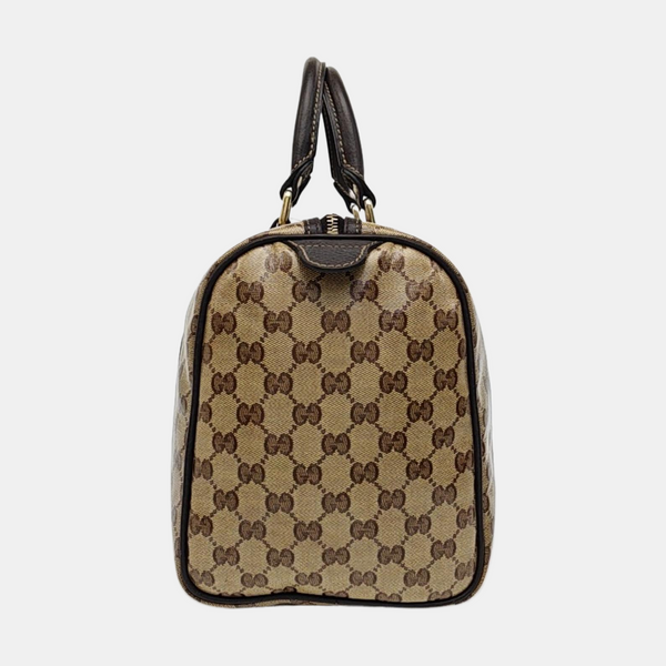 Joy Monogram Coated Canvas Beige