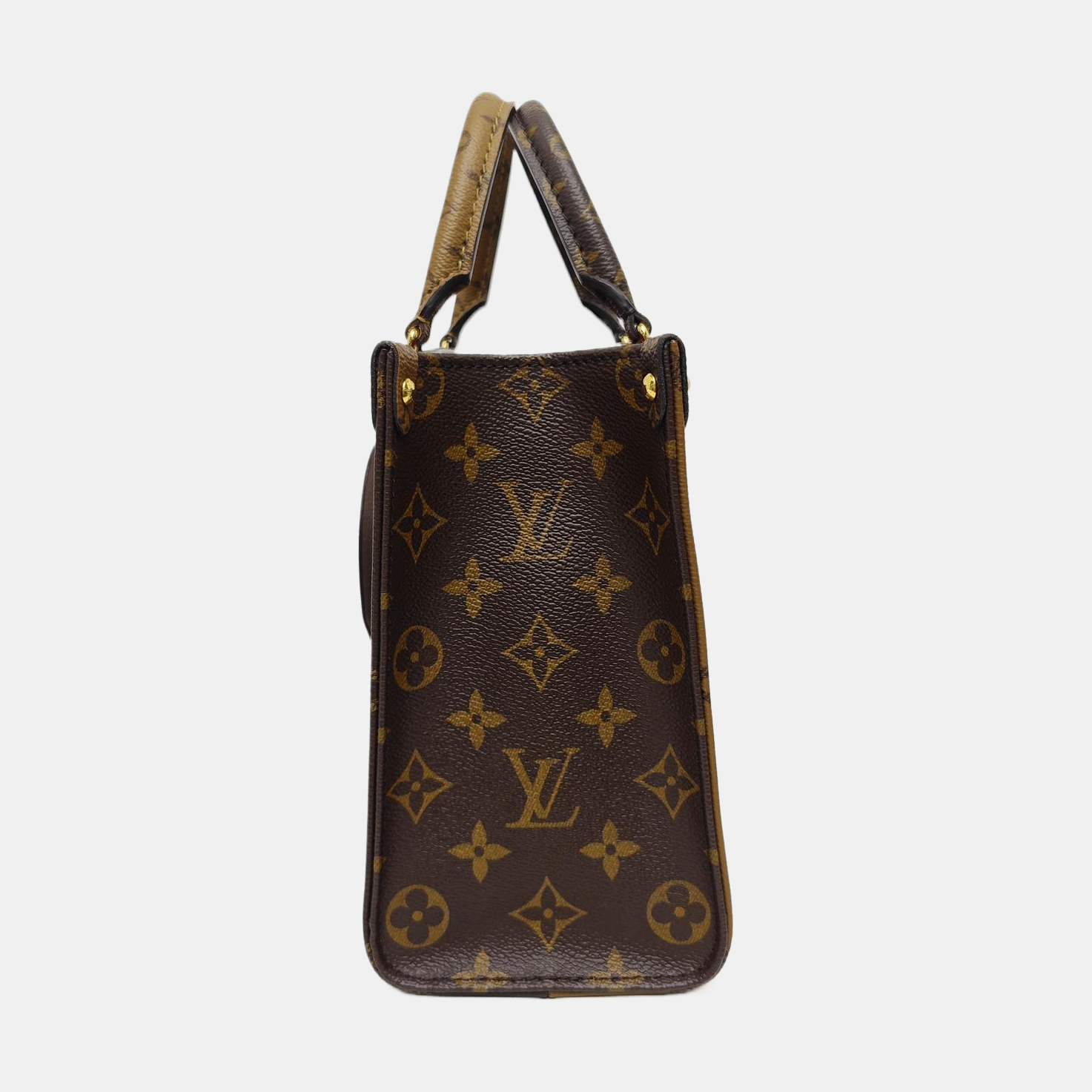 ONTHEGO PM Monogram Coated Canvas Brown