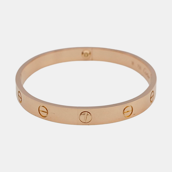 LOVE 18k Rose Gold Bangle