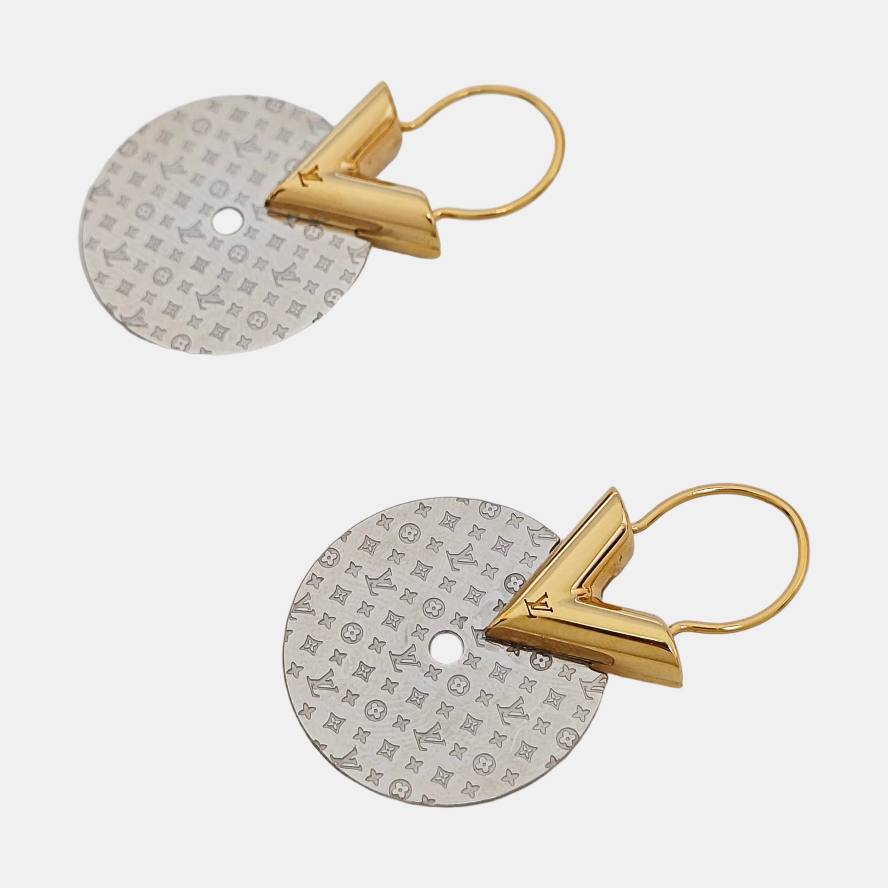 Metal Gold Stud Earrings