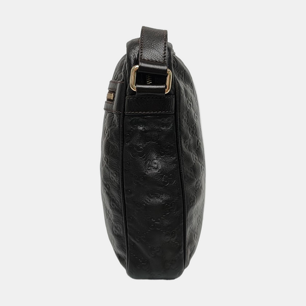 GG Imprime Monogram Calfskin Brown