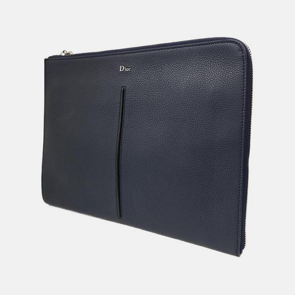 Calfskin Clutch Blue
