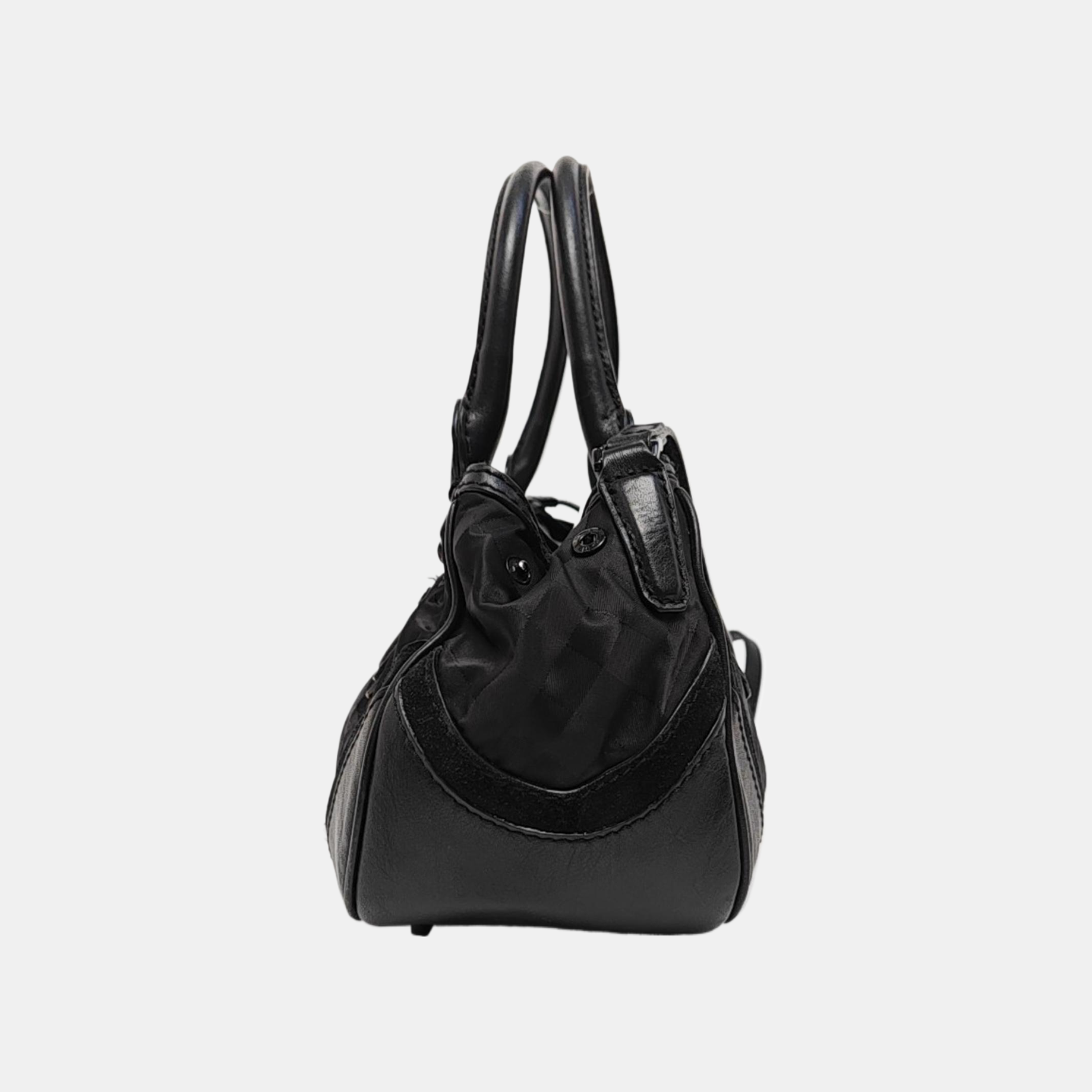 Nylon Shoulder Bag Black
