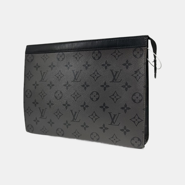 Pochette Voyag MM Monogram Coated Canvas Gray