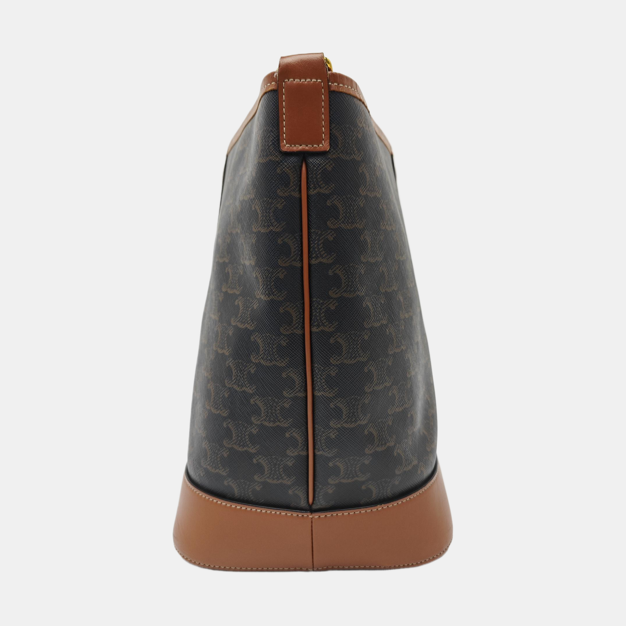 TRIOMPHE CANVAS Small Coated Canvas Brown