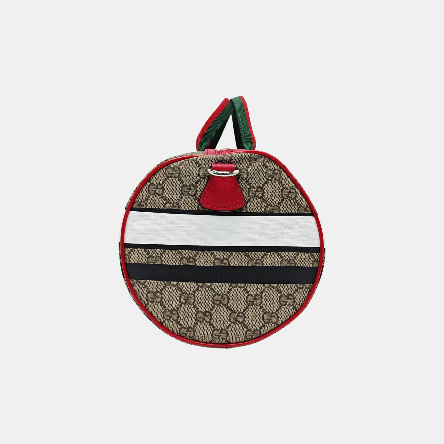 Monogram Coated Canvas Shoulder Bag Black