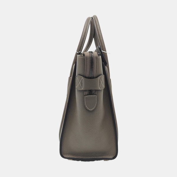 LUGGAGE Quilted Calfskin Gray