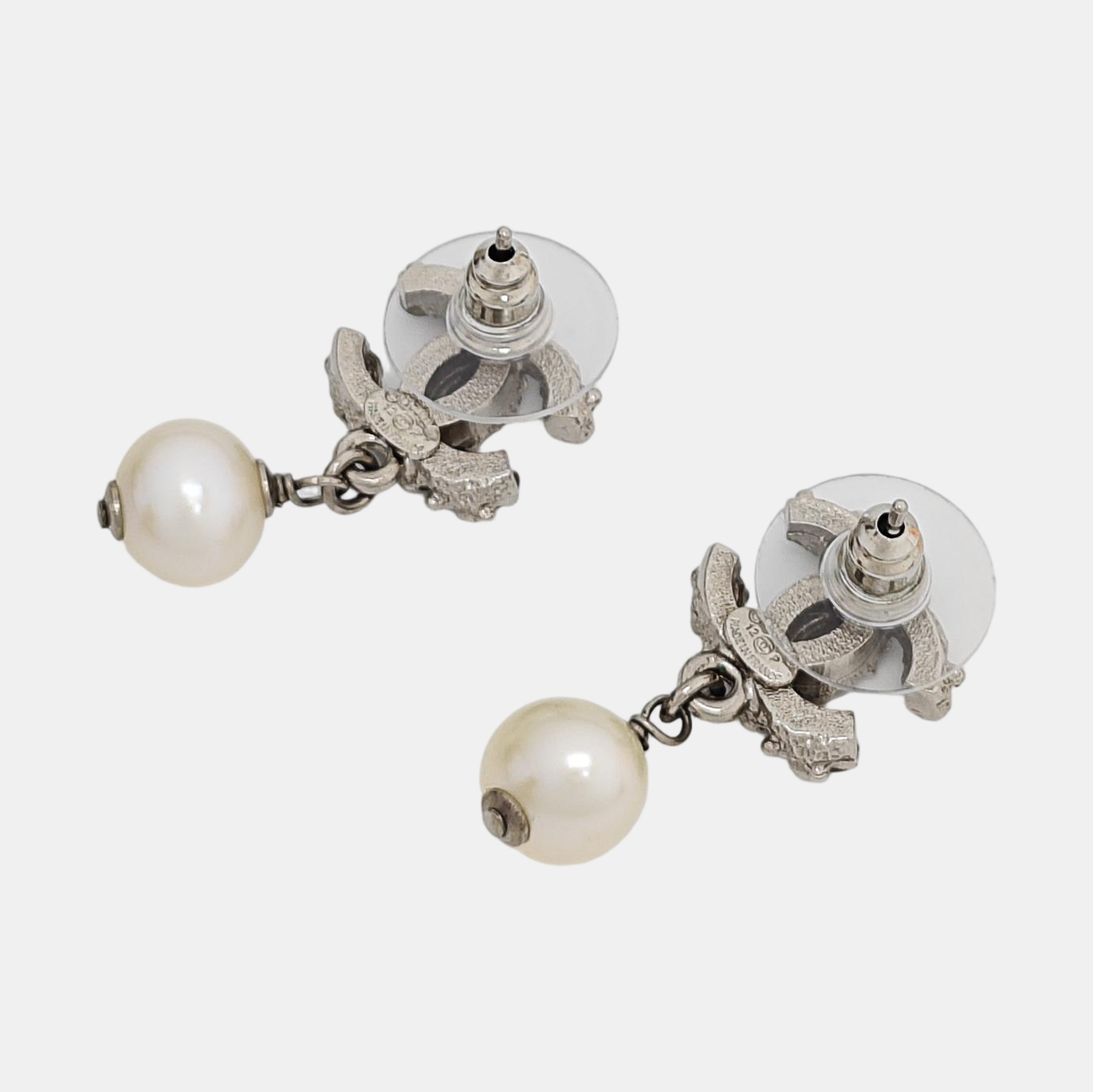Metal Silver Stud Earrings
