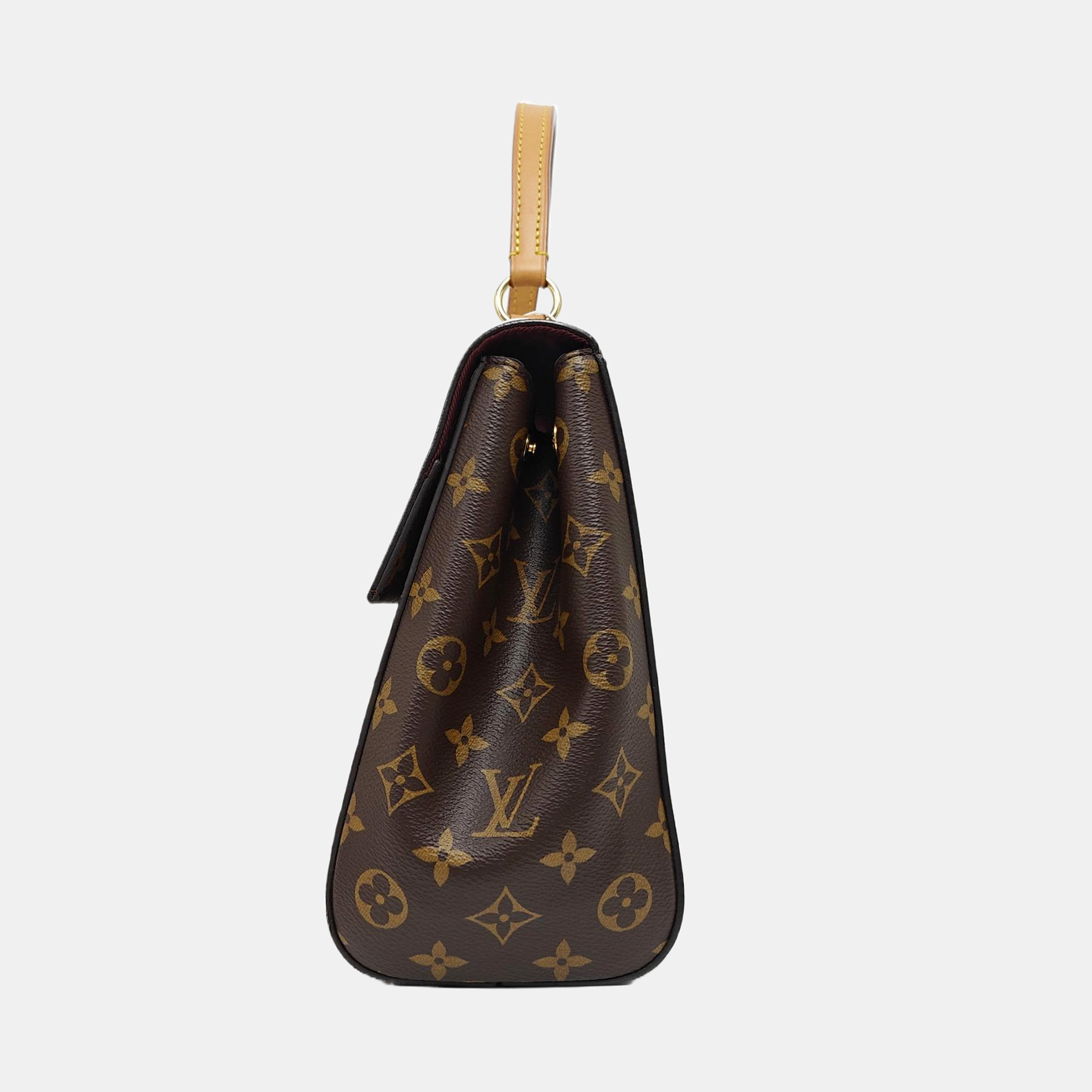 CLUNY MM Monogram Coated Canvas Brown