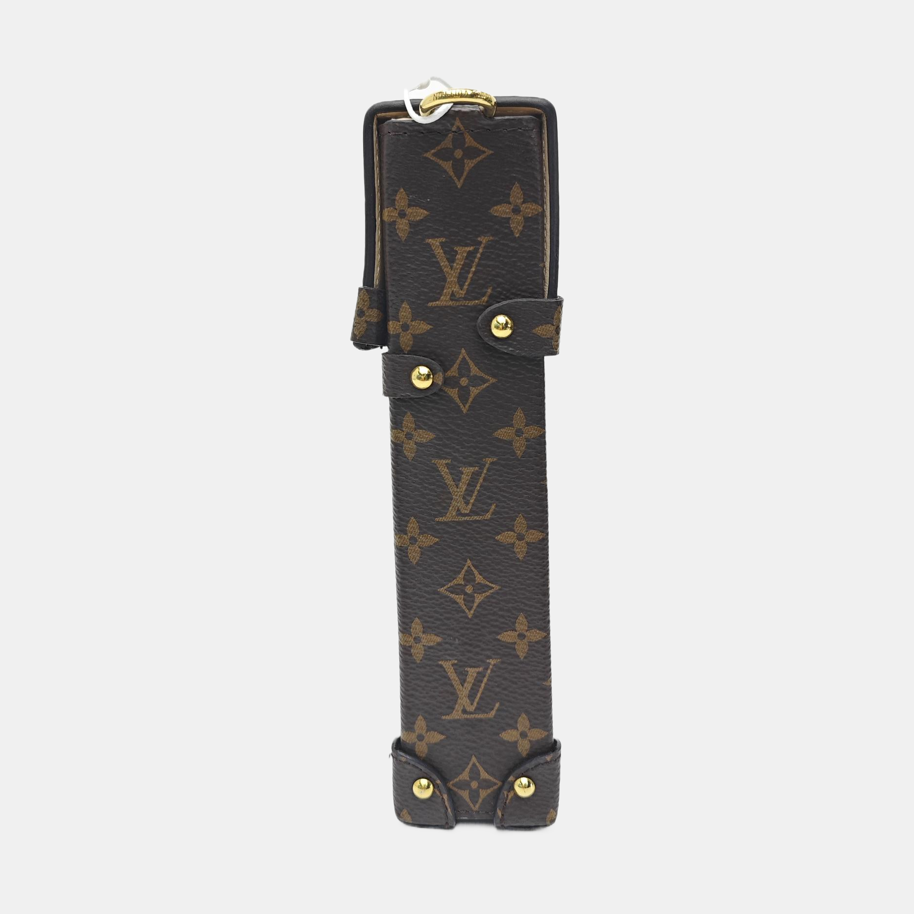 TRUNK Monogram Coated Canvas Brown