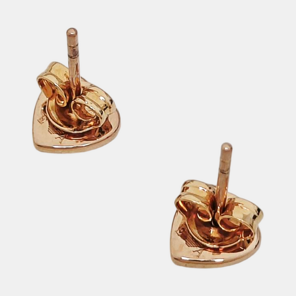 925 Sterling Silver Rose Gold Stud Earrings