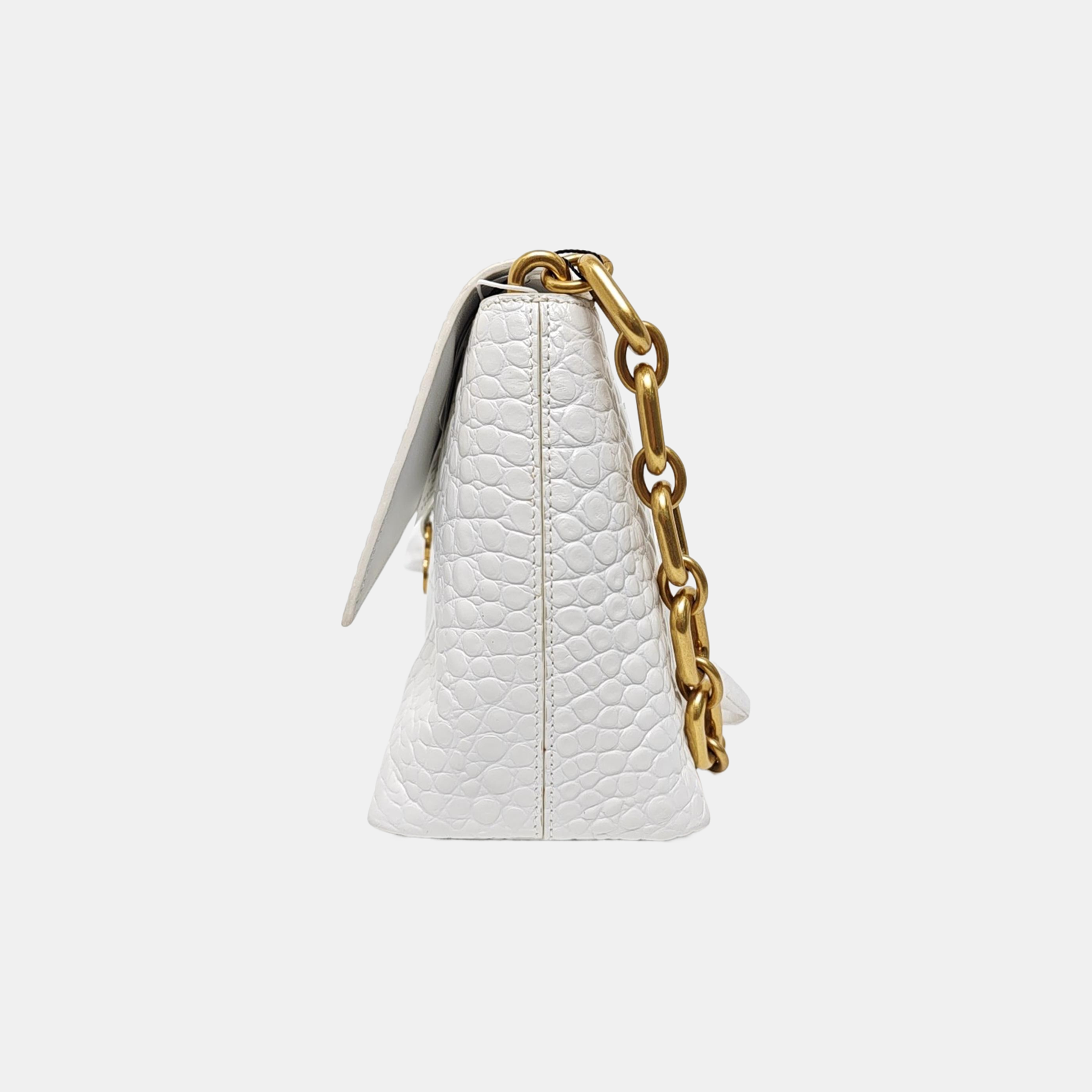 Downtown Calfskin White
