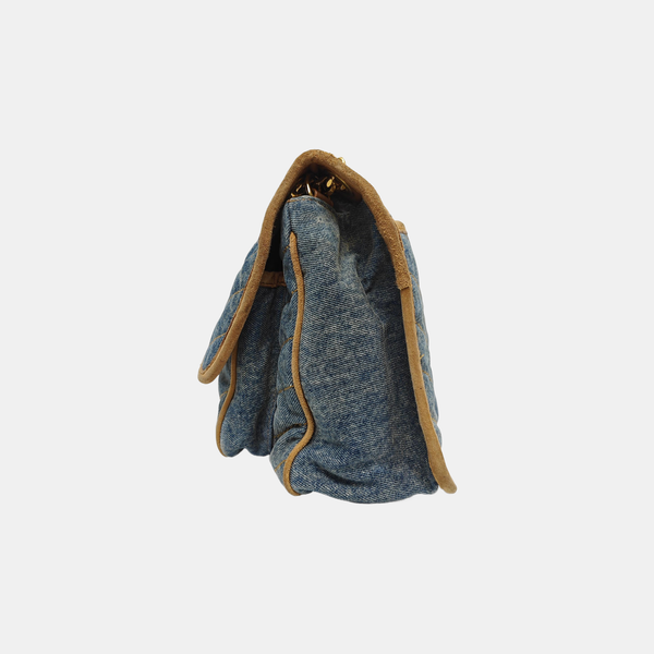 NIKI Medium Chevron Denim Blue