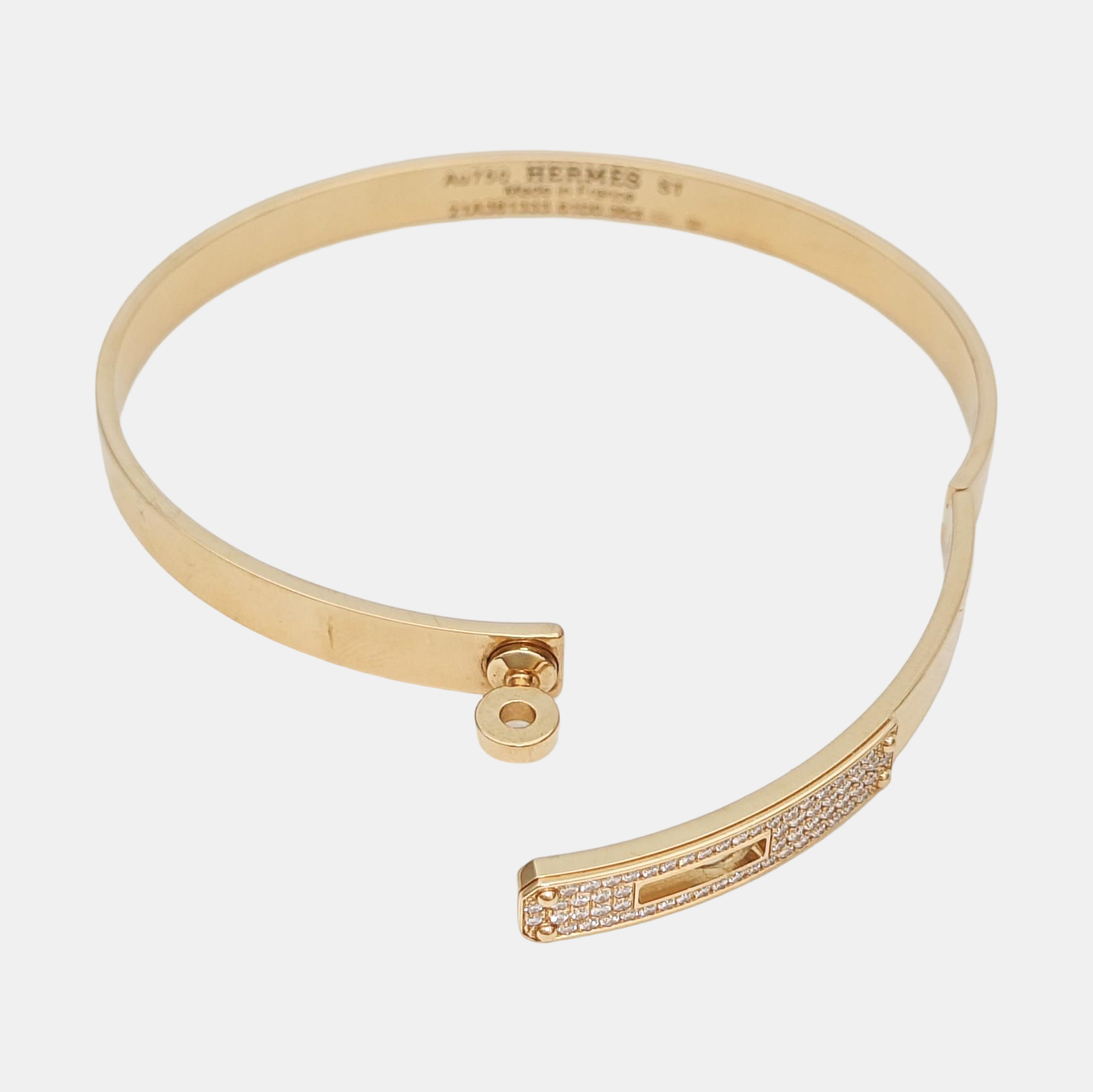 Kelly 18k Rose Gold Bangle