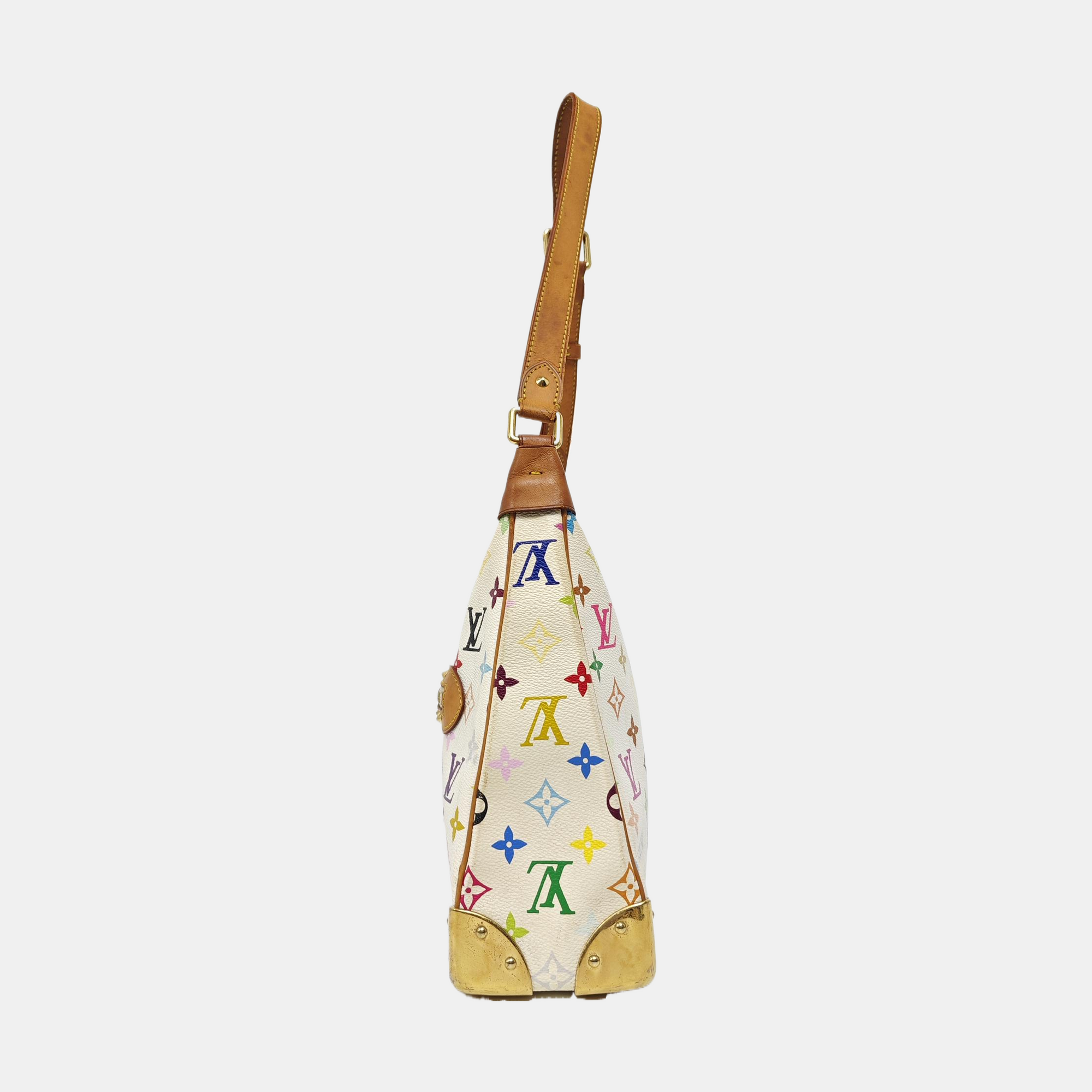 LV × TM BOULOGNE Monogram Coated Canvas White