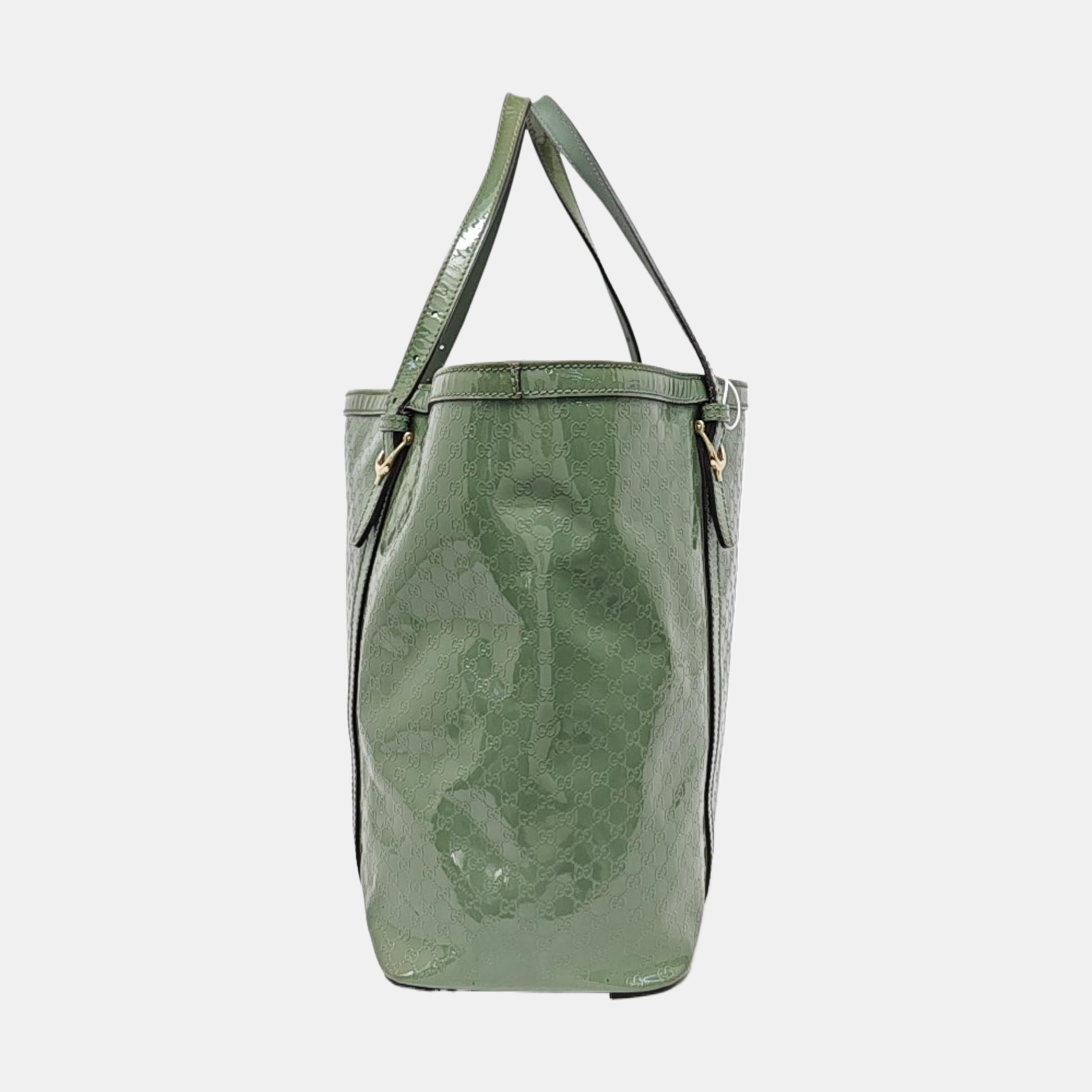 Microguccissima Monogram Calfskin Green
