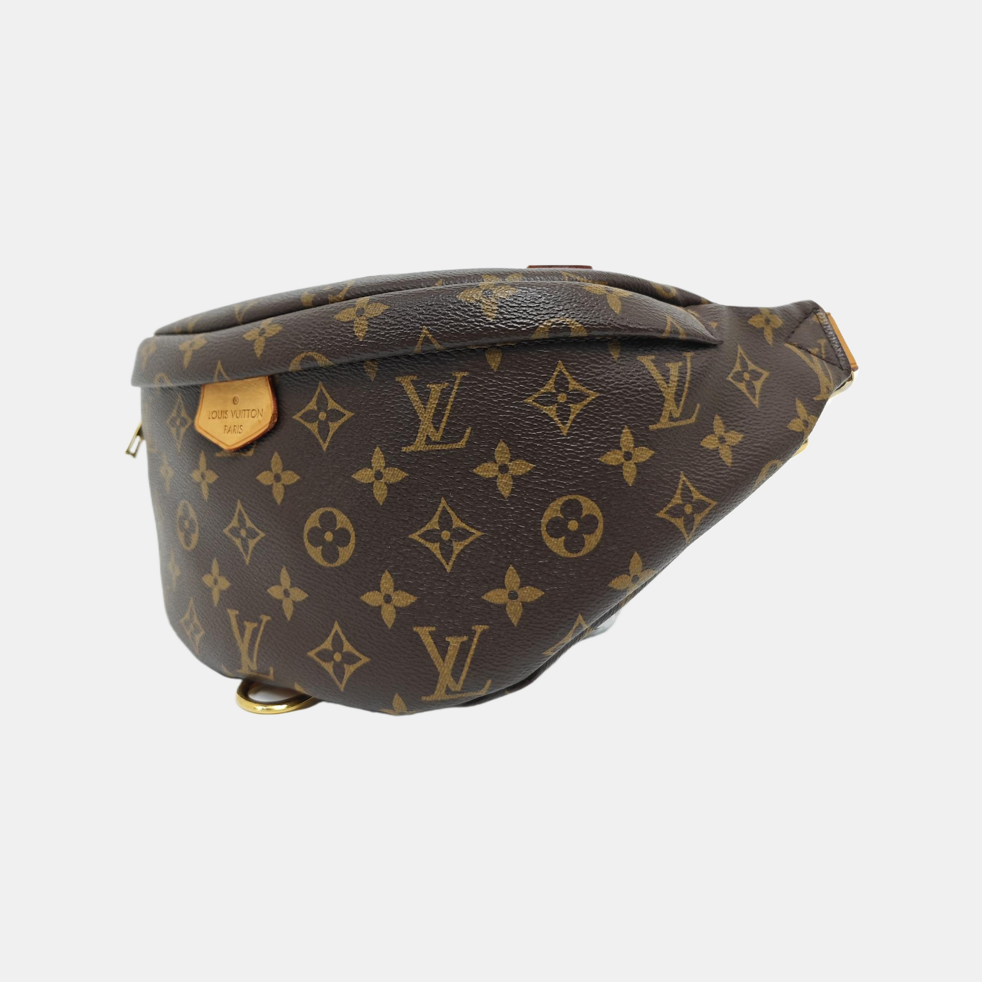 BUMBAG Monogram Coated Canvas Brown