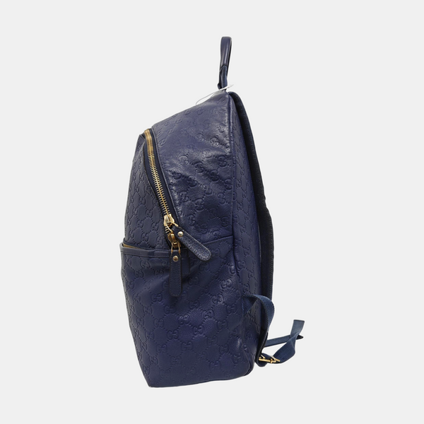 Signature Monogram Calfskin Blue