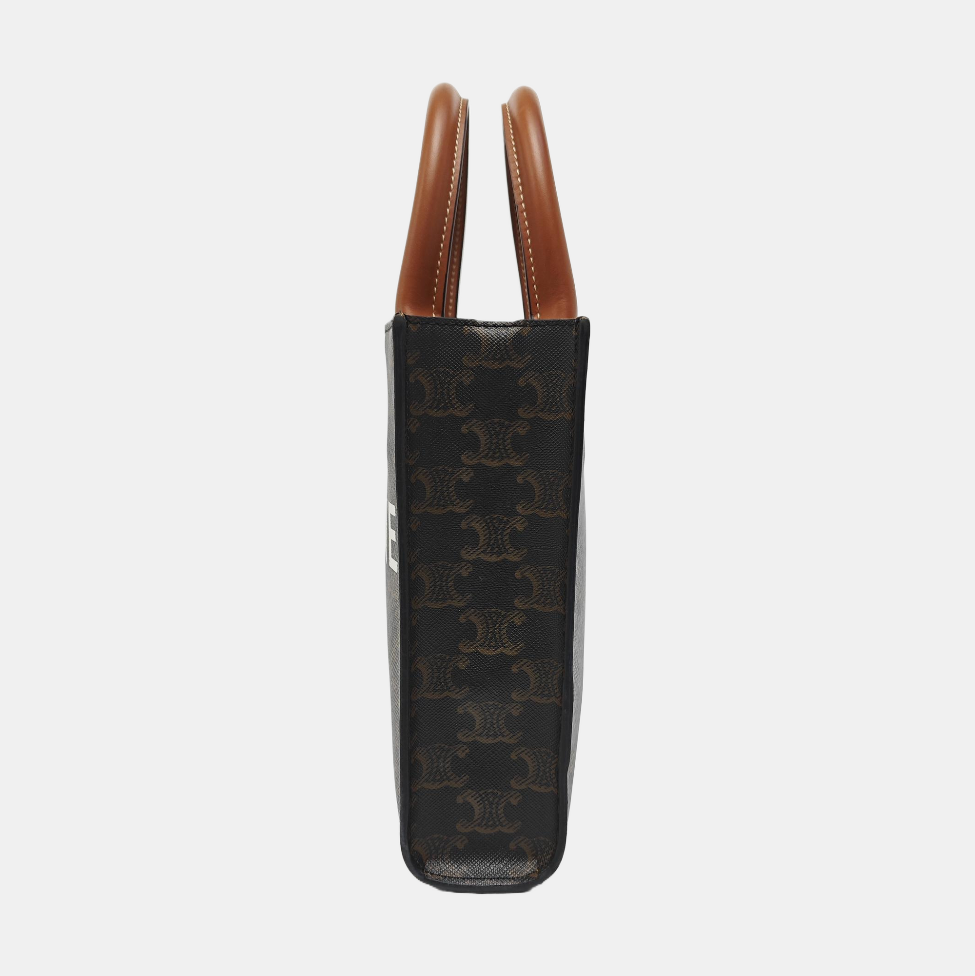 CABAS CELINE Mini Coated Canvas Brown