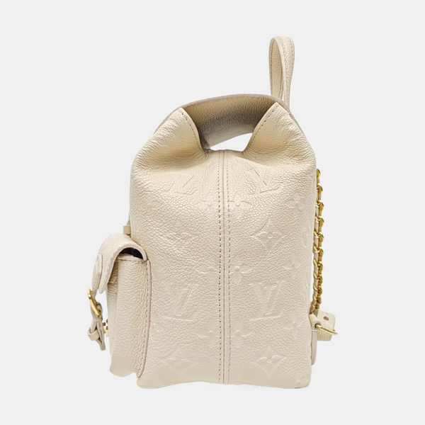 BACKUP Monogram Calfskin White