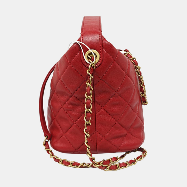 HOBO Quilted Lambskin Red