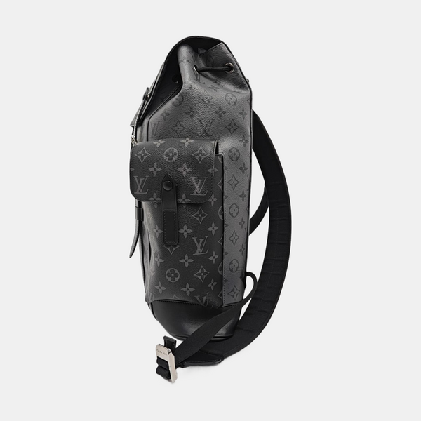 CHRISTOPHER Monogram Coated Canvas Gray