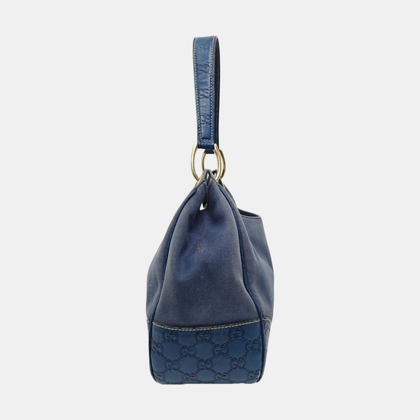 Canvas Shoulder Bag Blue