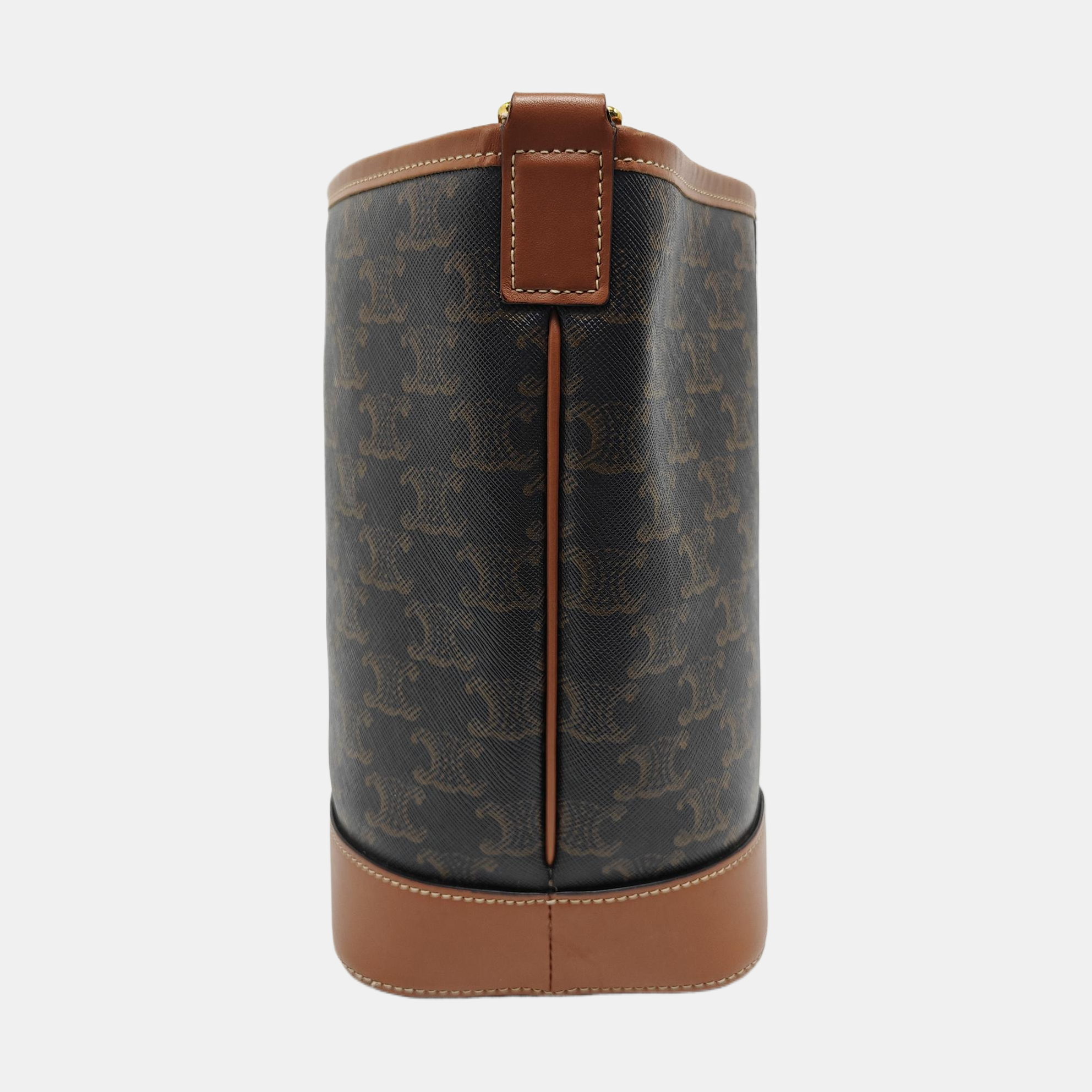 TRIOMPHE CANVAS Small Coated Canvas Brown
