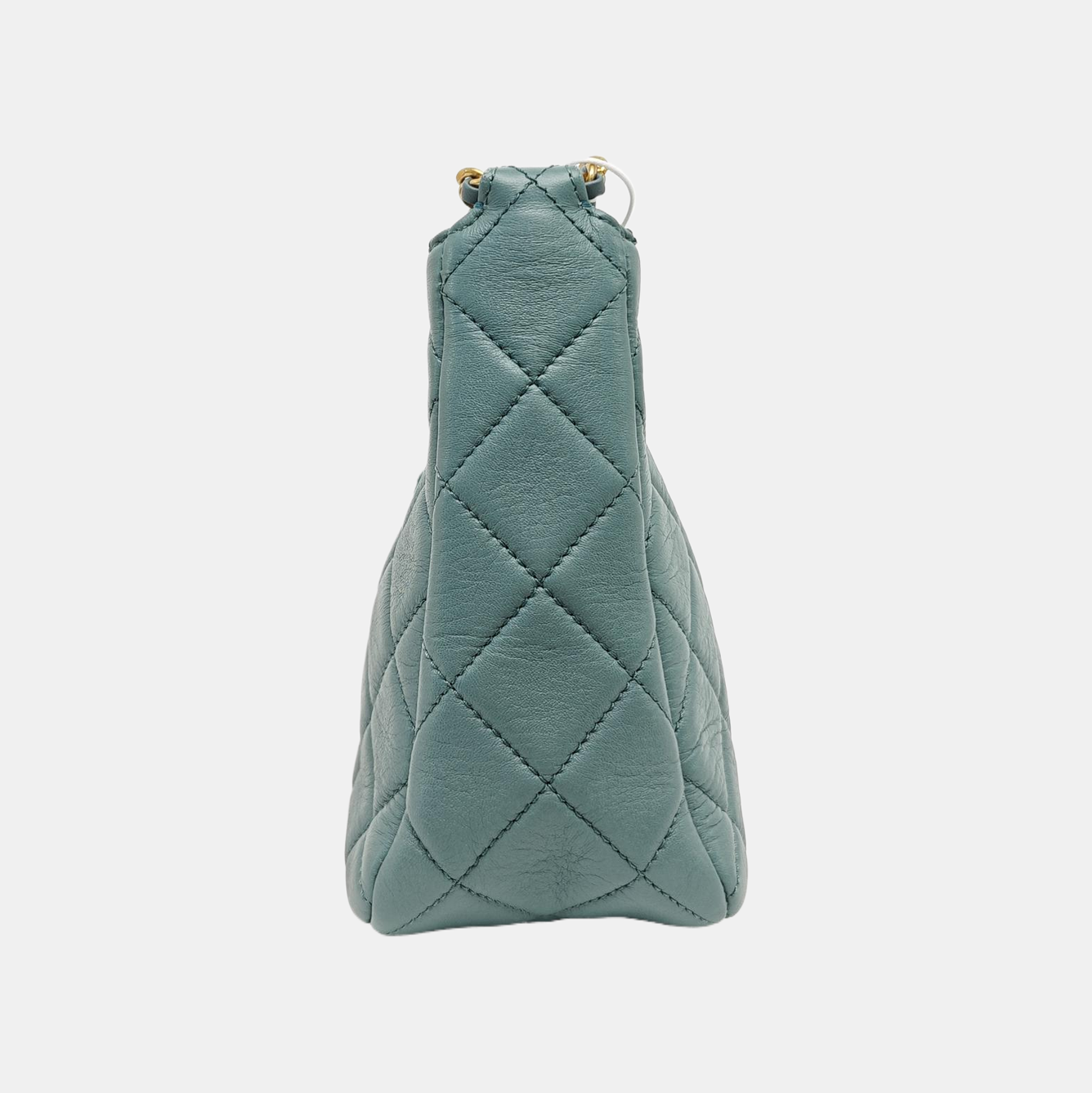 23A HOBO Quilted Lambskin Green