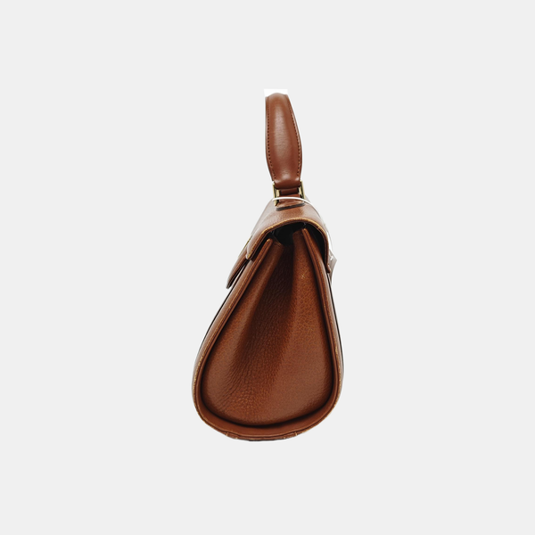 Calfskin Shoulder Bag Brown