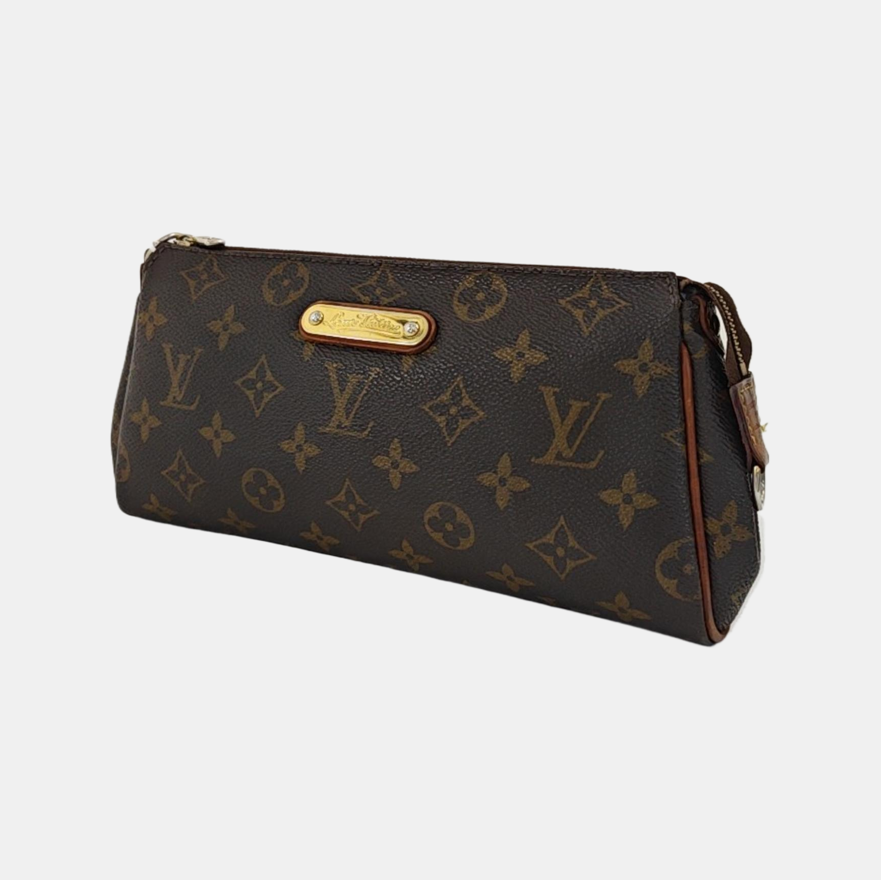EVA Monogram Coated Canvas Brown