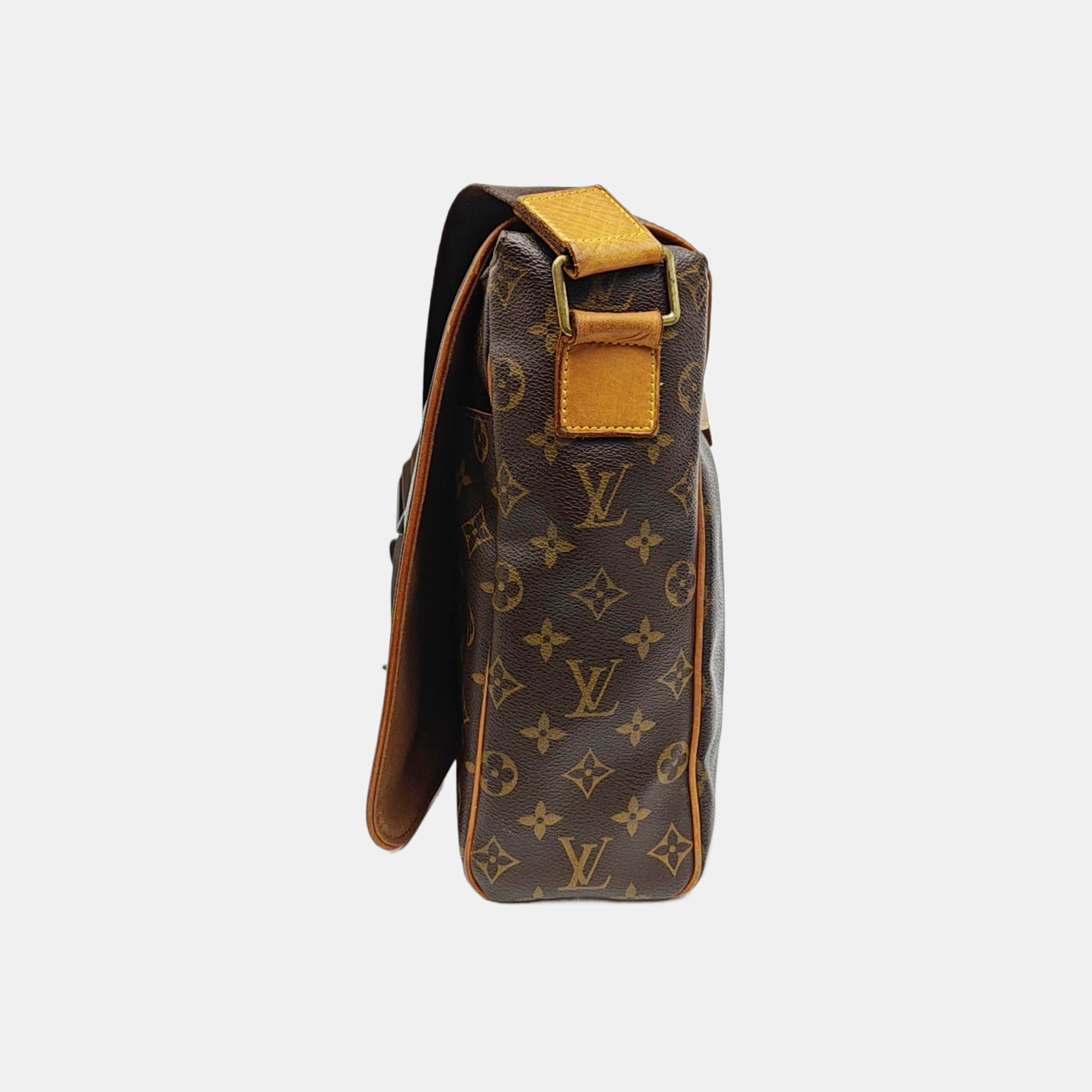 VALMY Monogram Coated Canvas Brown