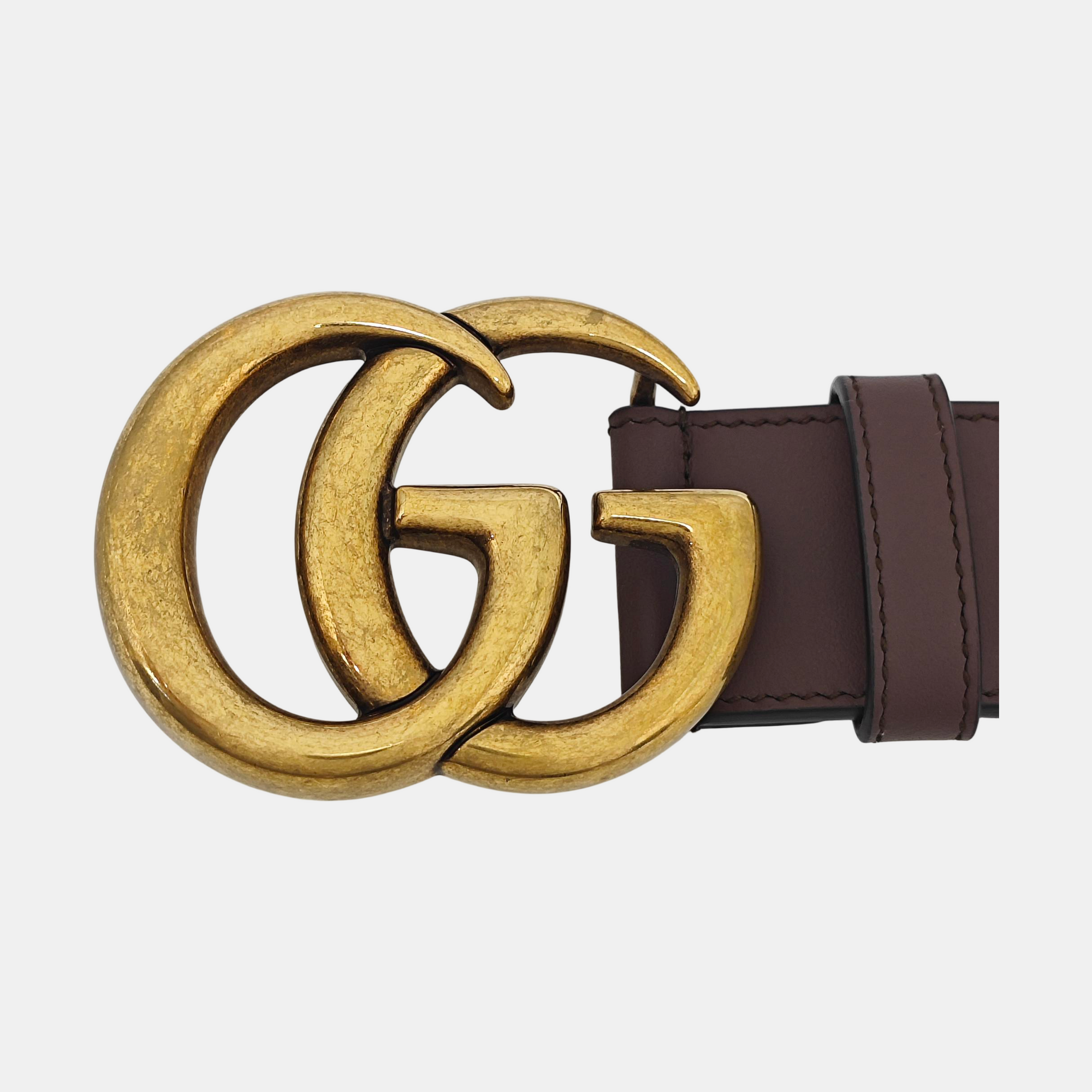 Leather Belt Beige