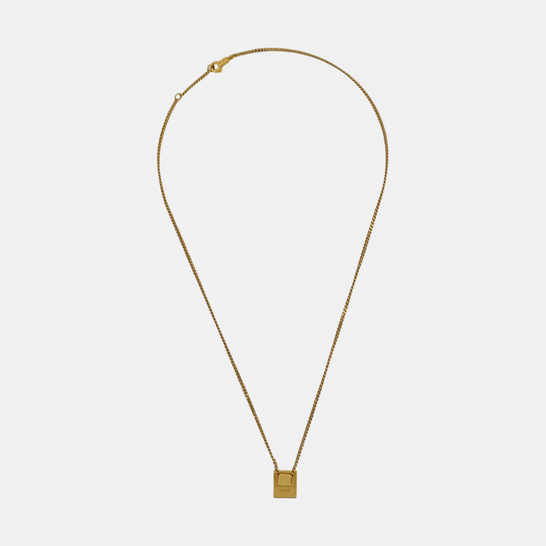 ALPHABET Crystal Gold Necklace