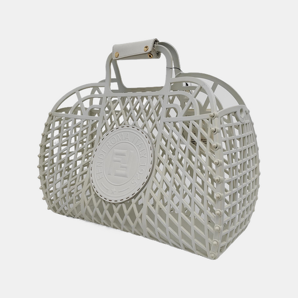 Basket Medium Special Material White