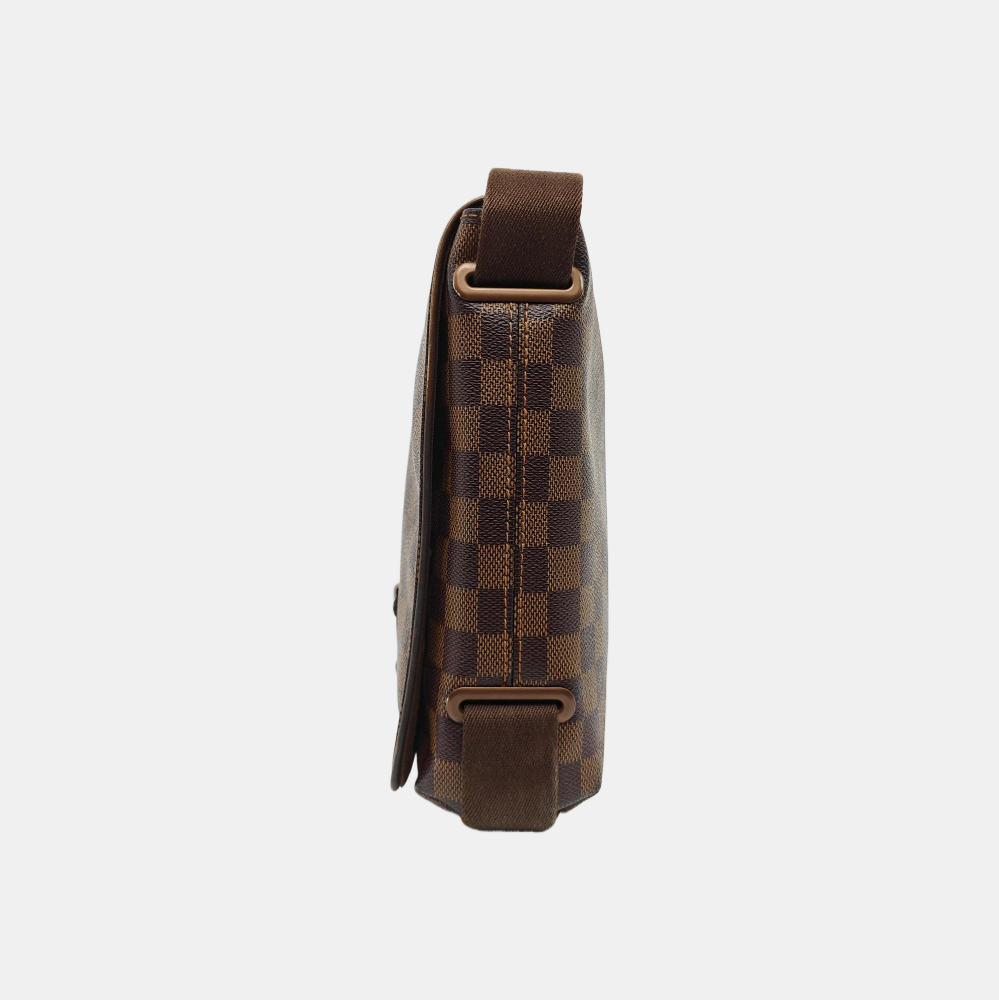 BROOKLYN PM Damier Ebene Coated Canvas Brown