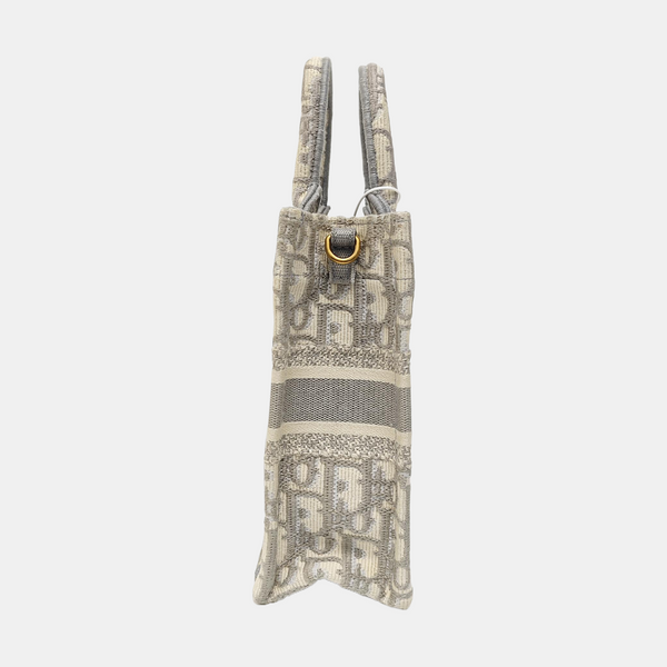 Book Tote Mini Canvas Gray