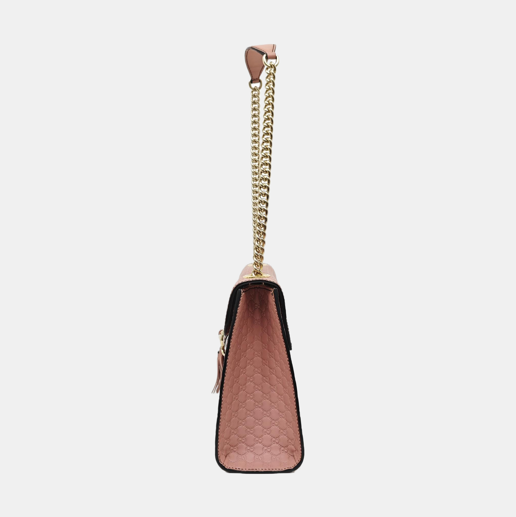 Emily Chain Monogram Calfskin Pink