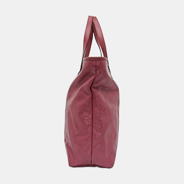GG Imprime Monogram Coated Canvas Pink