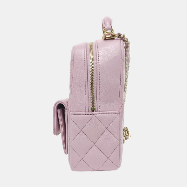 DUMA Quilted Calfskin Pink