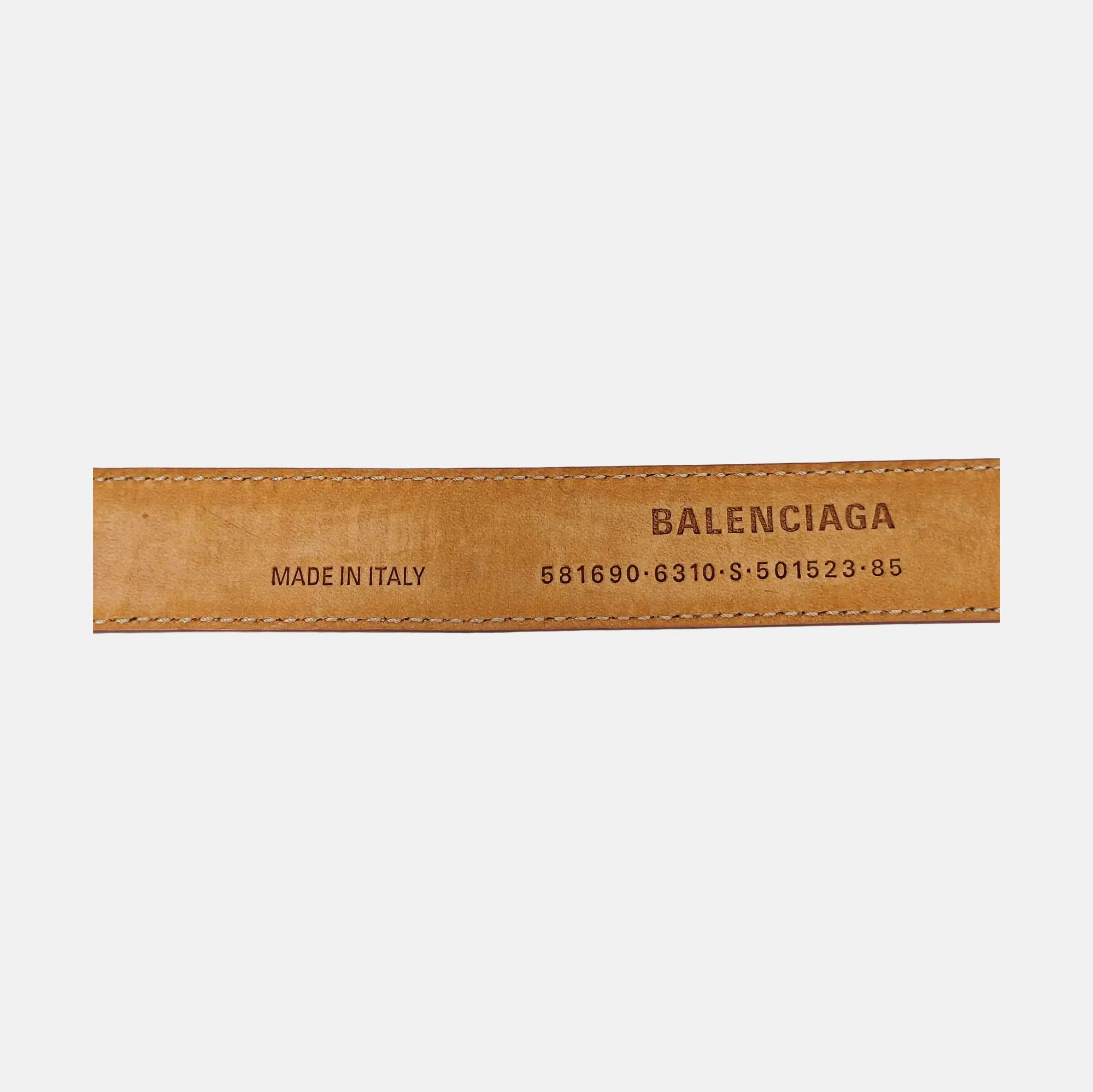Leather Belt Red
