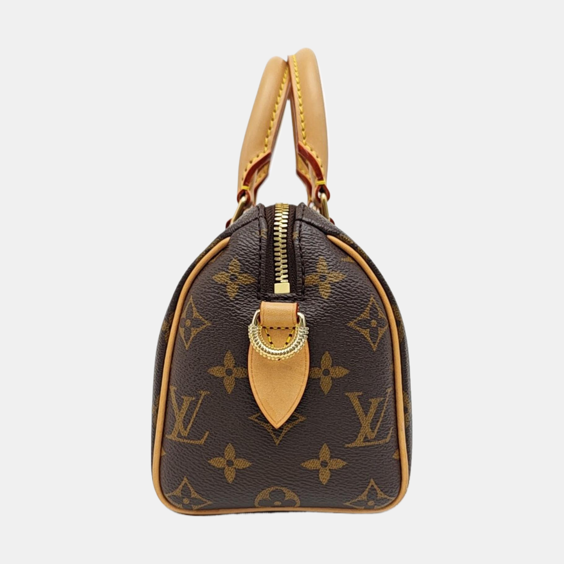 SPEEDY 20 Monogram Coated Canvas Brown