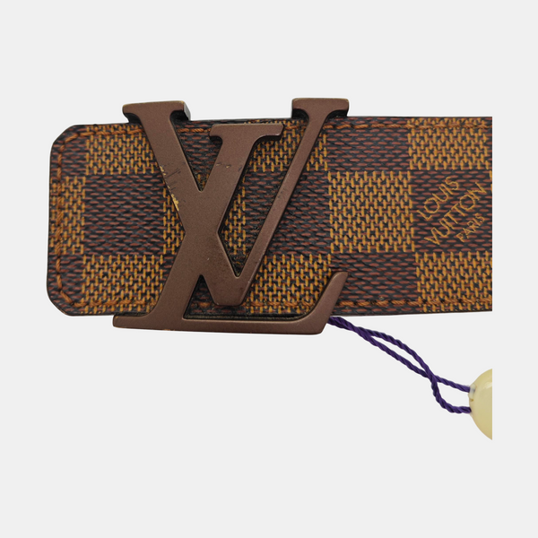 Coated Canvas Belt Brown