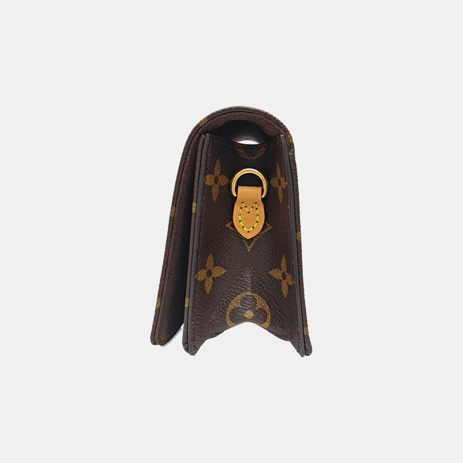 Lily Monogram Coated Canvas Brown