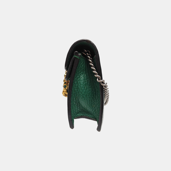 Dionysus Super Mini Calfskin Green