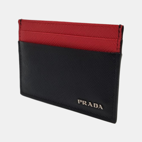 Calfskin Card Holder Black