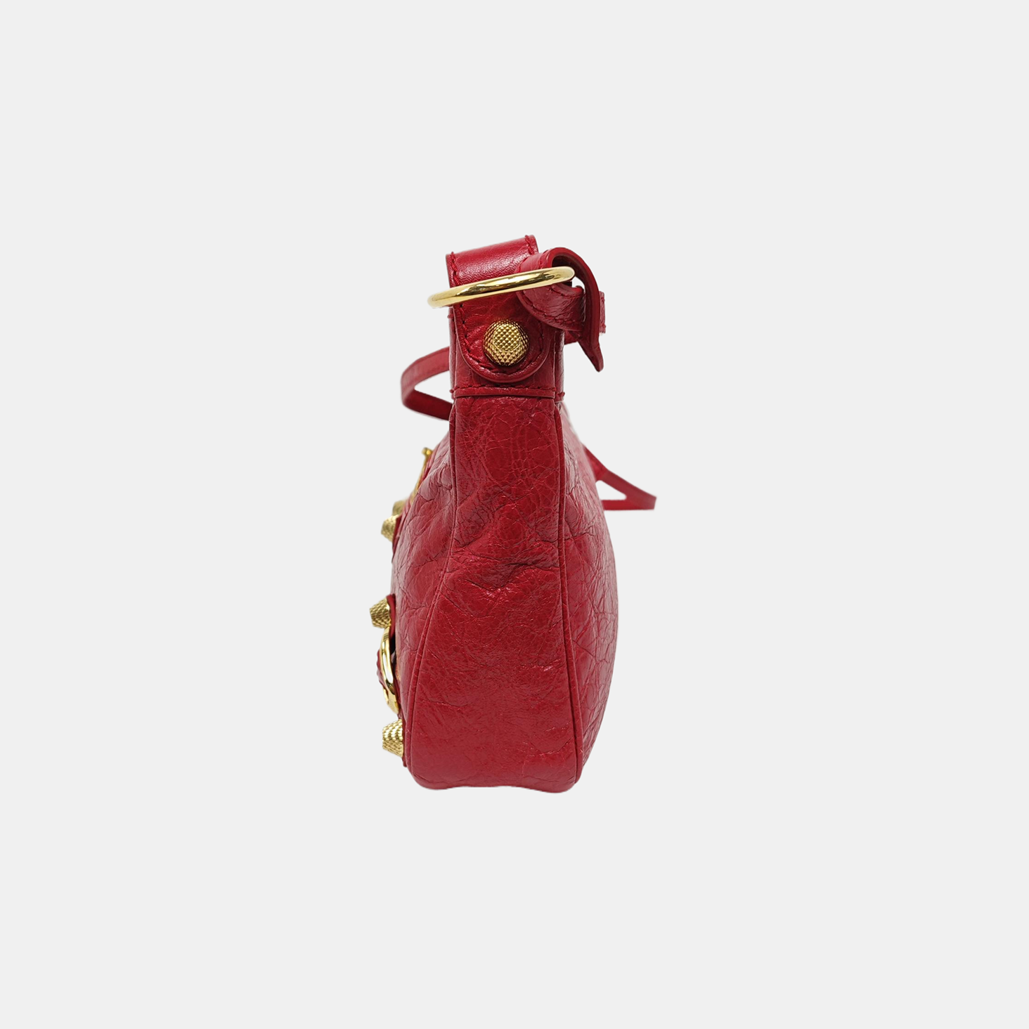 Authenticated pre-owned  Classic City Lambskin Burgundy - Crossbody Bag at Looply
