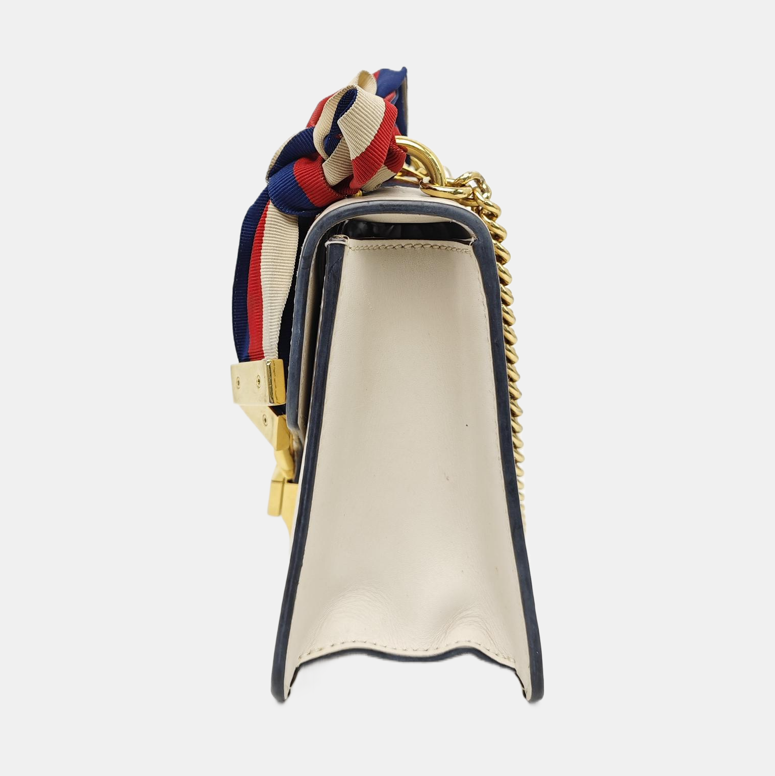 Sylvie Mini Calfskin White