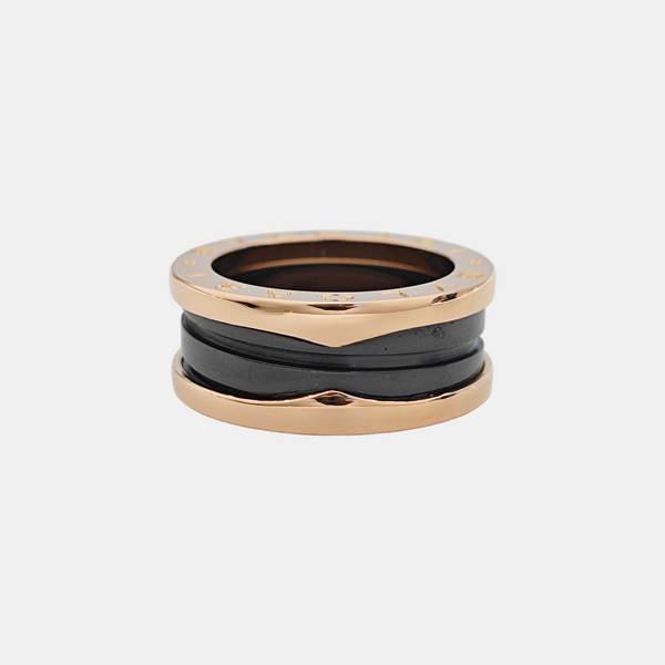 B.ZERO1 18k Rose Gold Ring EU 49